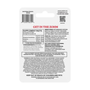 zohm pseudoindoxyl tablets | (4ct) 160mg