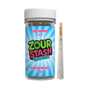 zour stash 2g prerolls 10ct tropical new