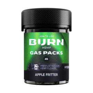 burn hemp gas packs 4g thca flower apple fritter