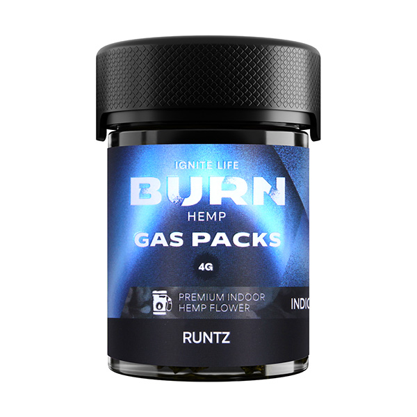 burn hemp gas packs 4g thca flower runtz