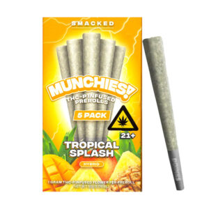 delta munchies thcp 1g thca prerolls 5pk tropical splash