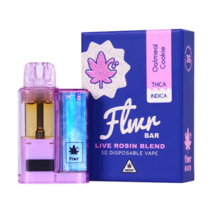 flwr bar live rosin 3g disposable oatmeal cookie