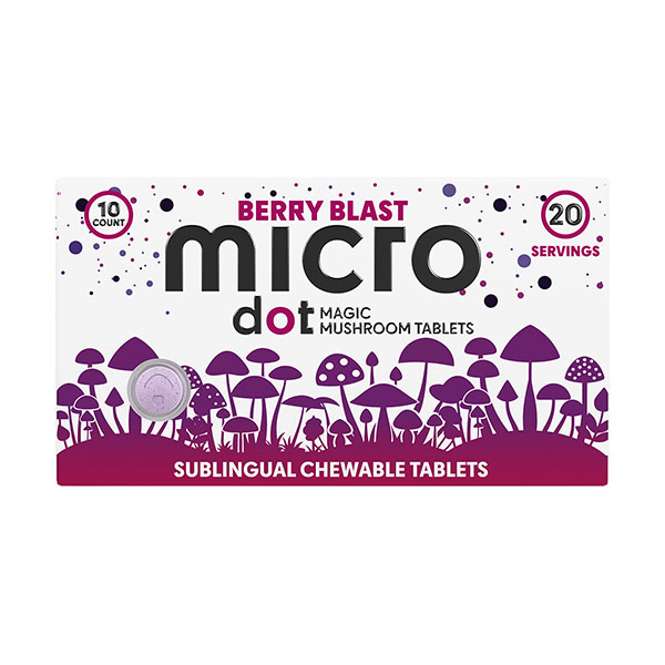 microdot mushroom tablets 10ct berry blast