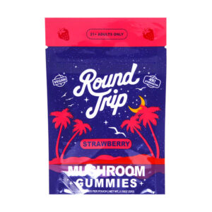 round trip mushroom gummies 8ct strawberry