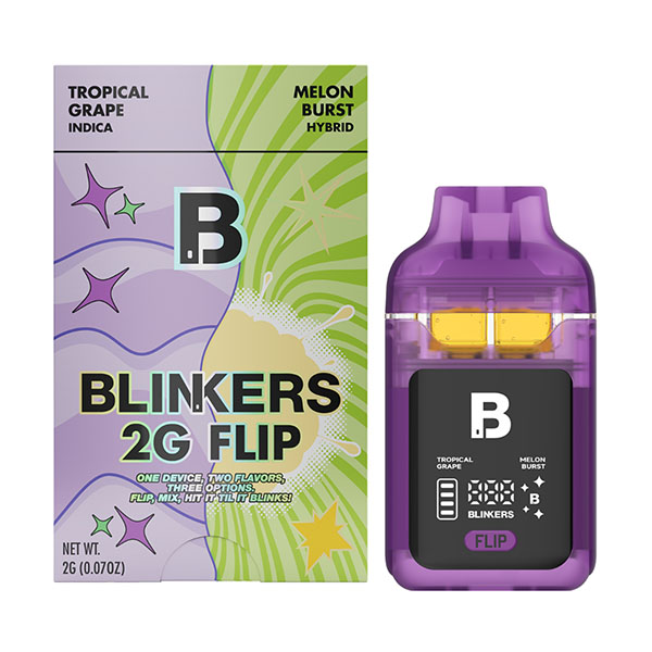 blinkers-flip-2g-disposable-tropical-grape-melon-burst blinkers flip 2g disposable tropical grape melon burst