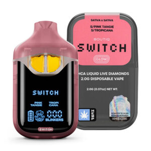 boutiq switch glow 2g disposable pink tangie tropicana