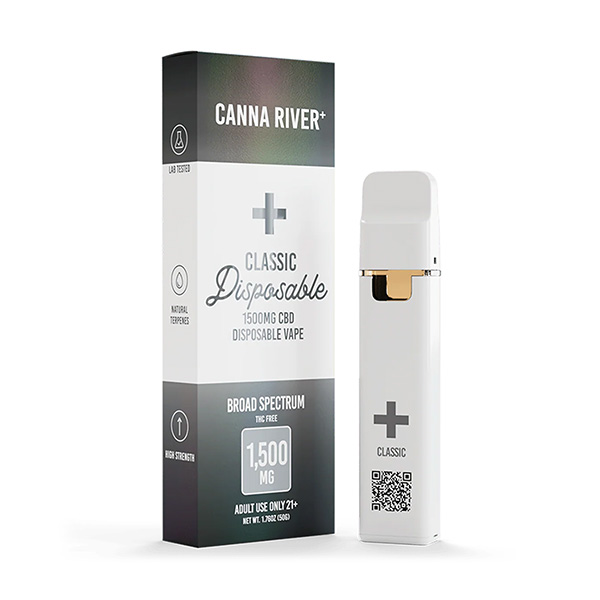 canna river 1500mg cbd disposable bs classic