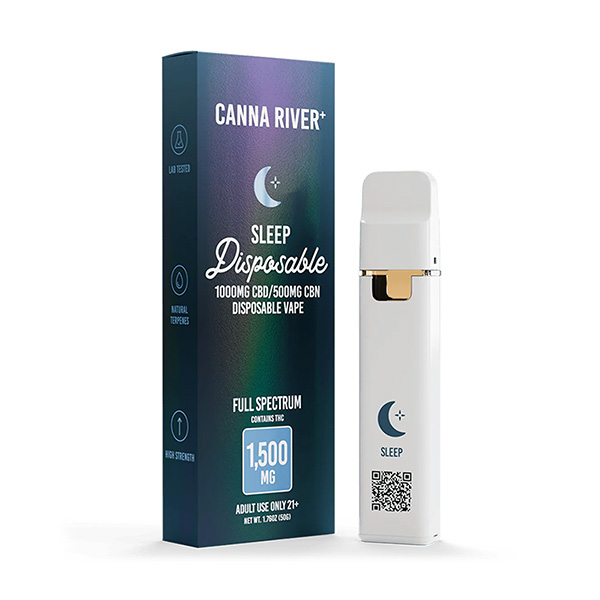 canna river 1500mg cbd disposable fs sleep