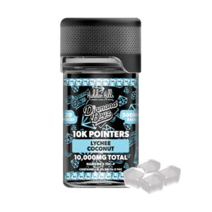 hidden hills diamond boyz 10k pointers 500mg gummies lychee coconut