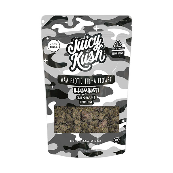 juicy-kush-thca-flower-3.5g-iluminati juicy kush thca flower 3.5g iluminati