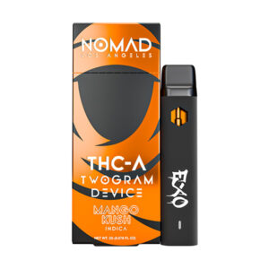 nomad la thca 2g disposable mango kush
