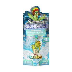 schmack snowballs 4g 2ct pre rolls gelato