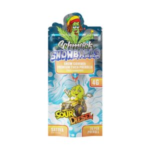 schmack snowballs 4g 2ct pre rolls sour diesel