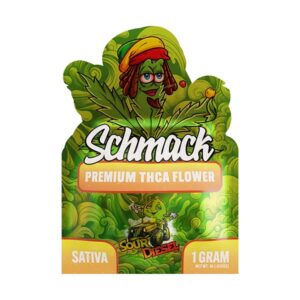 schmack thca flower 1g sour diesel