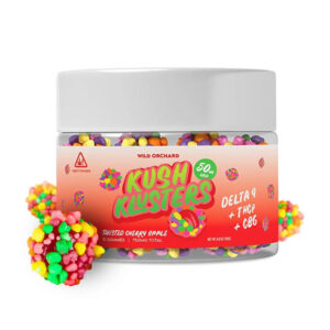wild orchard kush klusters 50mg gummies 15ct twisted cherry apple