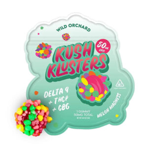 wild orchard kush klusters 50mg gummies 1ct mellon madness