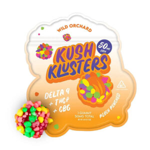 wild orchard kush klusters 50mg gummies 1ct peach punched