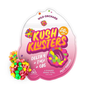 wild orchard kush klusters 50mg gummies 6ct fruit punched