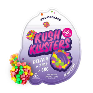 wild orchard kush klusters 50mg gummies 6ct grape escape