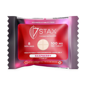 7stax 7hydroxy tablets 100mg 1ct raspberry