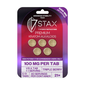 7stax 7hydroxy tablets 500mg 5ct triple berry
