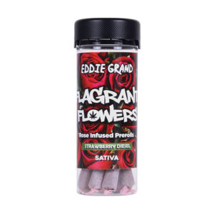 eddie grand rose infused pre rolls 10ct strawberry diesel