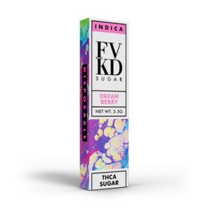 fvkd sugar thca sugar 3.5g disposable dream berry