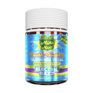 hidden hills mini mart double troubles 10000mg 10ct gummies electric razz