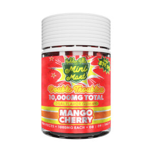hidden hills mini mart double troubles 10000mg 10ct gummies mango cherry