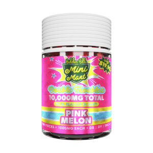 hidden hills mini mart double troubles 10000mg 10ct gummies pink melon