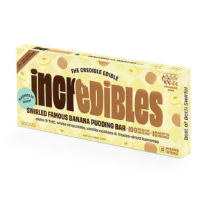 incredibles 100mg chocolate bar banana pudding