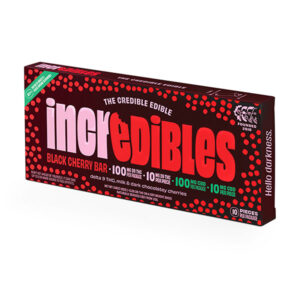 incredibles 100mg chocolate bar black cherry