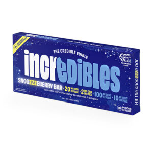 incredibles 100mg chocolate bar snoozzze berry