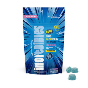 incredibles 10mg 10ct gummies blue razzberry