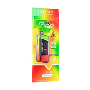 lost thc live resin 420 edition 7.5g disposbale zazaberry