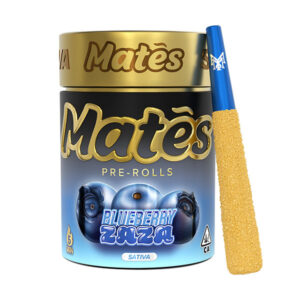 muha meds mates pre rolls 5ct blueberry zaza