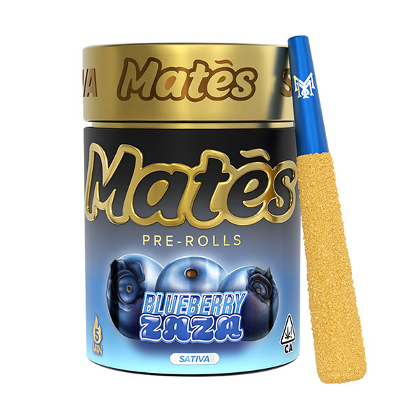 muha meds mates pre rolls 5ct blueberry zaza