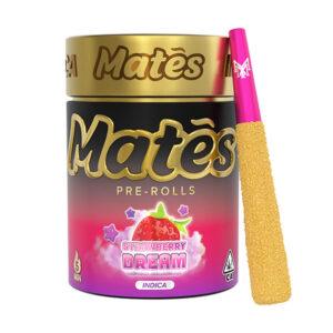 muha meds mates pre rolls 5ct strawberry dream