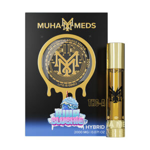 muha meds thca 2g cartridge blue slushie