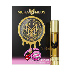 muha meds thca 2g cartridge bubble gum