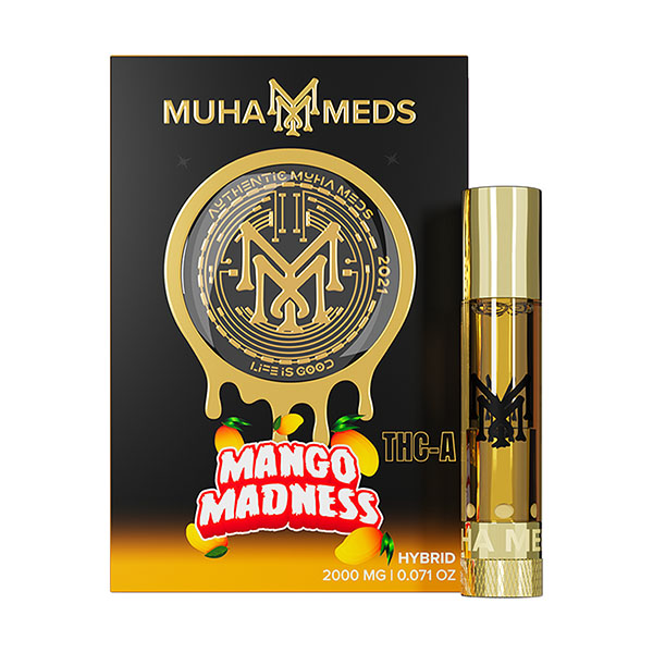 muha meds thca 2g cartridge mango madness