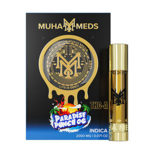 muha meds thca 2g cartridge paradise punch