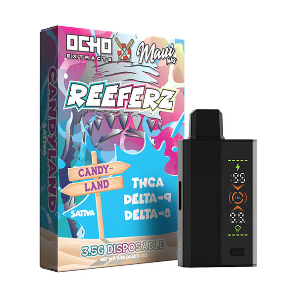 ocho-extracts-maui-labs-reeferz-3.5g-disposable-candyland ocho extracts maui labs reeferz 3.5g disposable candyland