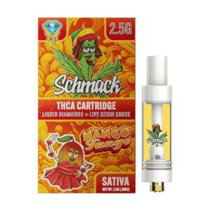 schmack-thca-2.5g-cartridge-Mango-Tango schmack thca 2.5g cartridge mango tango