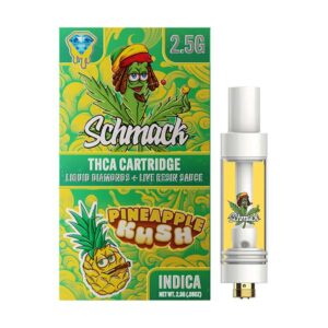 schmack-thca-2.5g-cartridge-Pineapple-Kush schmack thca 2.5g cartridge pineapple kush