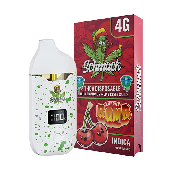 schmack-thca-4g-disposable-Cherry-Bomb schmack thca 4g disposable cherry bomb