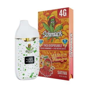 schmack-thca-4g-disposable-Mango-Tango schmack thca 4g disposable mango tango