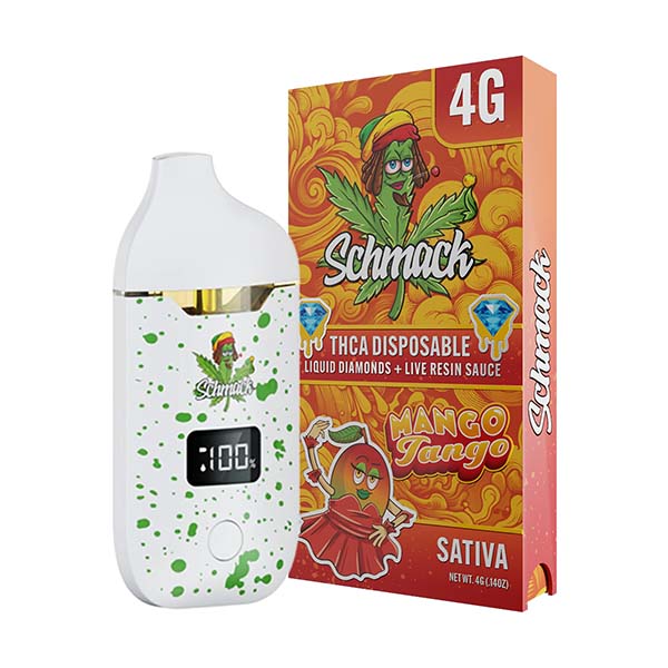 schmack-thca-4g-disposable-Mango-Tango schmack thca 4g disposable mango tango