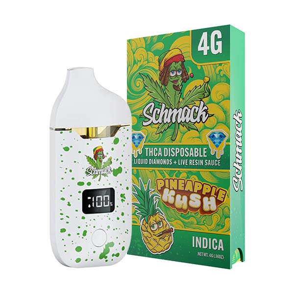 schmack-thca-4g-disposable-Pinapple-Kush schmack thca 4g disposable pinapple kush