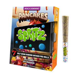 spritz .5g diamond infused pre rolls 7ct pancakes